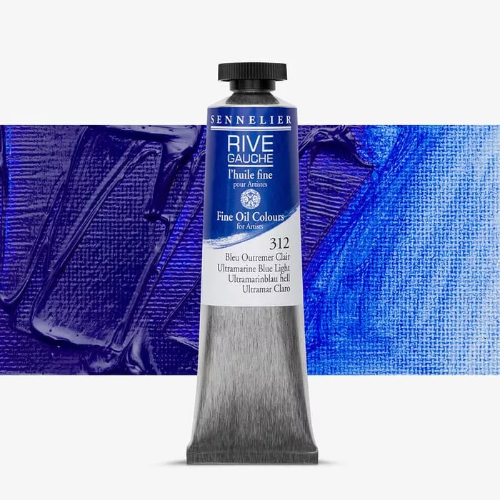Olejová barva Sennelier Rive Gauche 40ml - 312 Ultramarine Blue Light