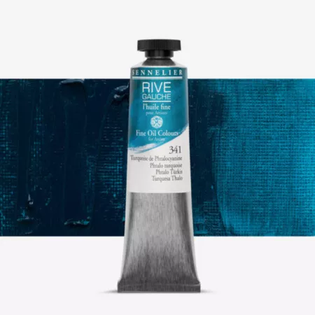 Olejová barva Sennelier Rive Gauche 40ml - 341 Phthalo Turquoise