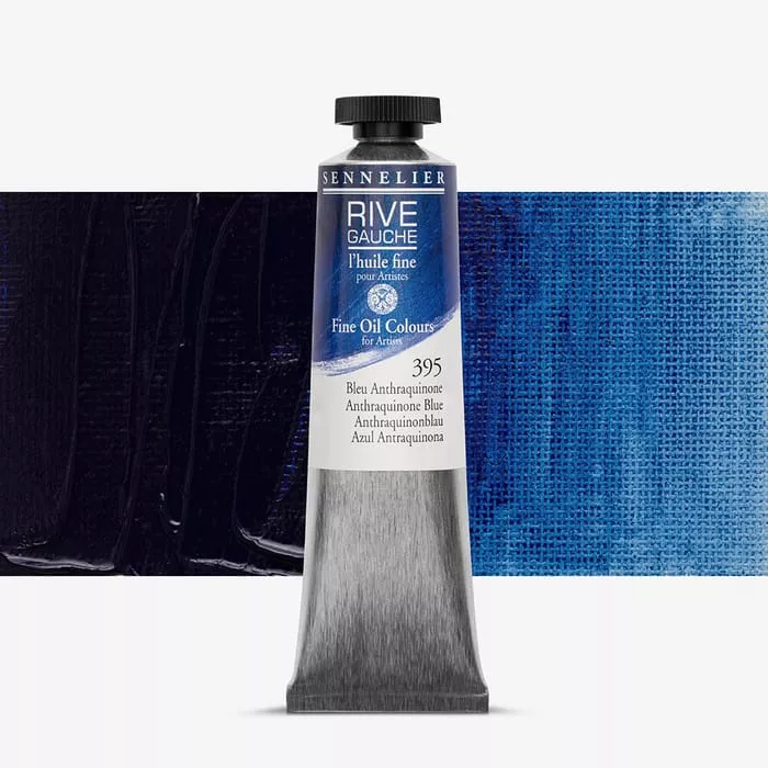 Olejová barva Sennelier Rive Gauche 40ml - 395 Anthraquione Blue