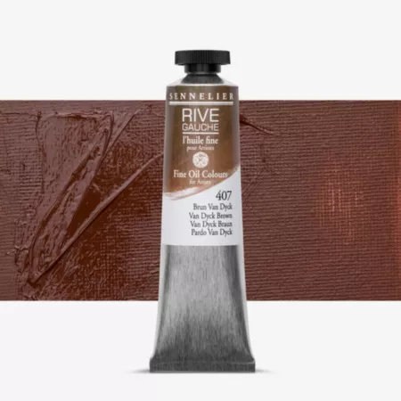 Olejová barva Sennelier Rive Gauche 40ml - 407 Van Dyck Brown
