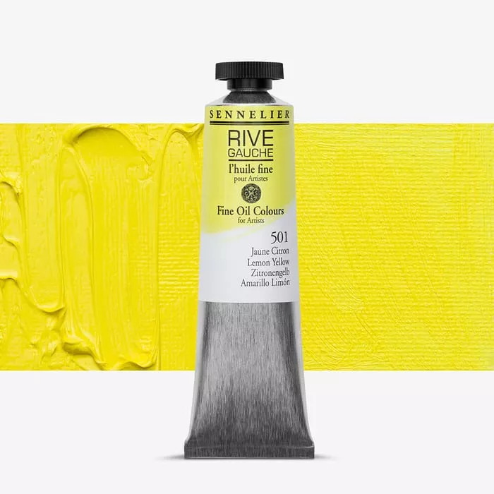 Olejová barva Sennelier Rive Gauche 40ml - 501 Lemon Yellow