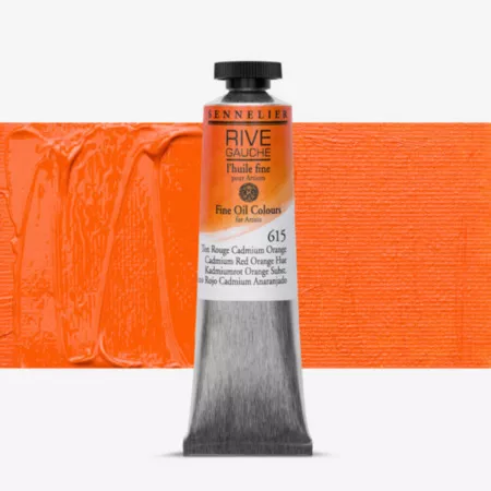 Olejová barva Sennelier Rive Gauche 40ml - 615 Cadmium Red Orange Hue