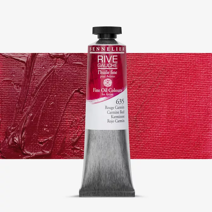 Olejová barva Sennelier Rive Gauche 40ml - 635 Carmine Red