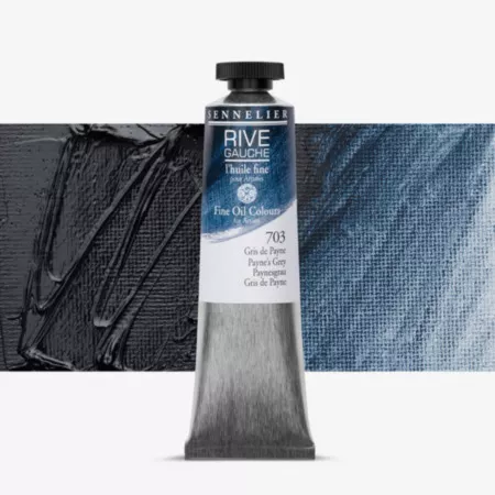 Olejová barva Sennelier Rive Gauche 40ml - 703 Payne's Grey
