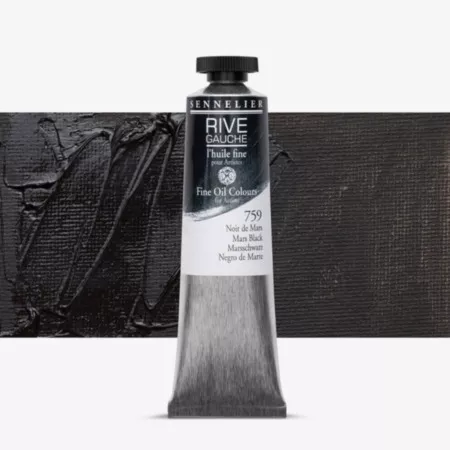 Olejová barva Sennelier Rive Gauche 40ml - 759 Mars Black