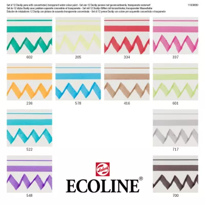 Sada Ecoline Duo Tip Basic 12ks