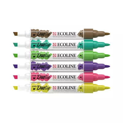 Sada Ecoline Duo Tip Botanic 6ks