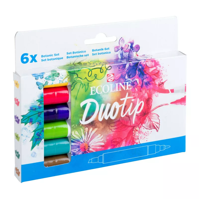 Sada Ecoline Duo Tip Botanic 6ks