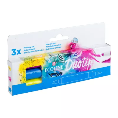 Sada Ecoline Duo Tip Primary - 3ks