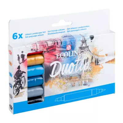 Sada Ecoline Duo Tip Urban Landscape 6ks