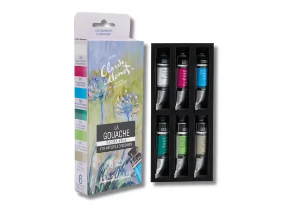 Sada kvašových barev Sennelier x Claude Monet - 6 x 10 ml