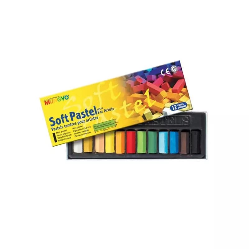 Sada měkkých mini pastelů - 12ks