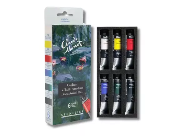 Sada olejových barev Sennelier x Claude Monet - 6 x 10 ml