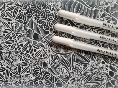 Sakura Basic White Gelly Roll - varianty