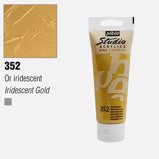 Studio Acrylics Pébéo 100 ml - varianty - 352 Gold Pebeo