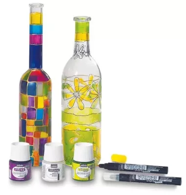 VITREA - vypalovací barvy na sklo (Pébéo) 45ml - jednotlivé odstíny Pebeo VITREA - vypalovací barvy na sklo (Pébéo) 45ml - jednotlivé odstíny Pebeo