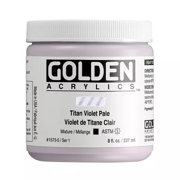Akrylová barva Golden HEAVY BODY 237 ml - varianty - Titan Violet Pale 1573