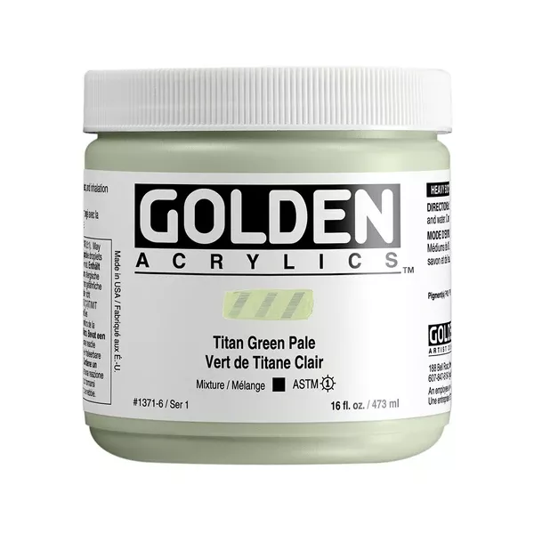 Akrylová barva Golden HEAVY BODY 237 ml - varianty - Titan Green Pale 1371