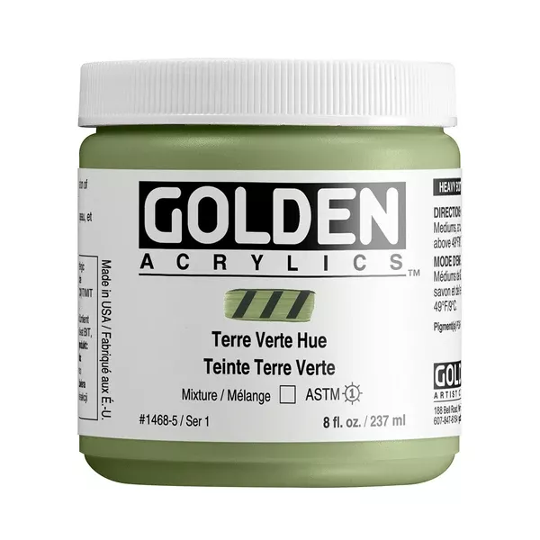 Akrylová barva Golden HEAVY BODY 237 ml - varianty - Terre Verte Hue 1468