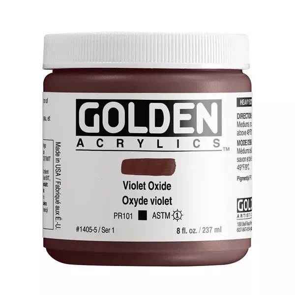 Akrylová barva Golden HEAVY BODY 237 ml - varianty - Violet Oxide 1405