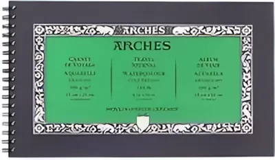 Arches skicák kroužkový15x25cm 15l CP 300g
