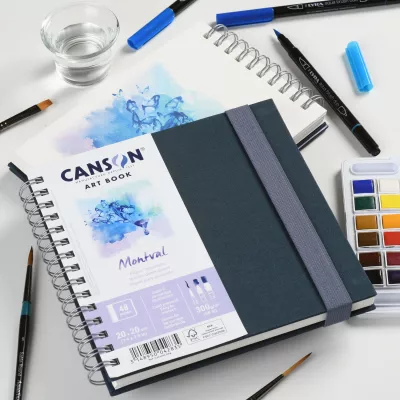 Art Book Montval skicák kr.v. 20x20cm 24l CP 300g Canson