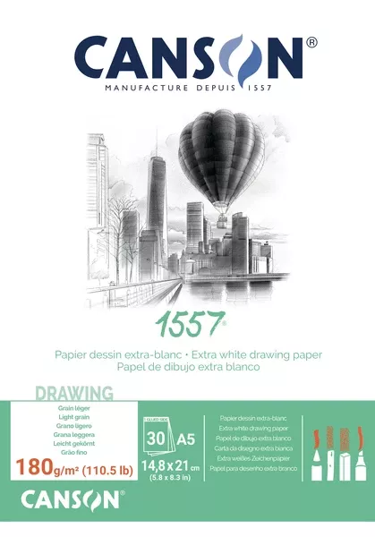 Canson 1557 skicák 30l LG 180g - varianty