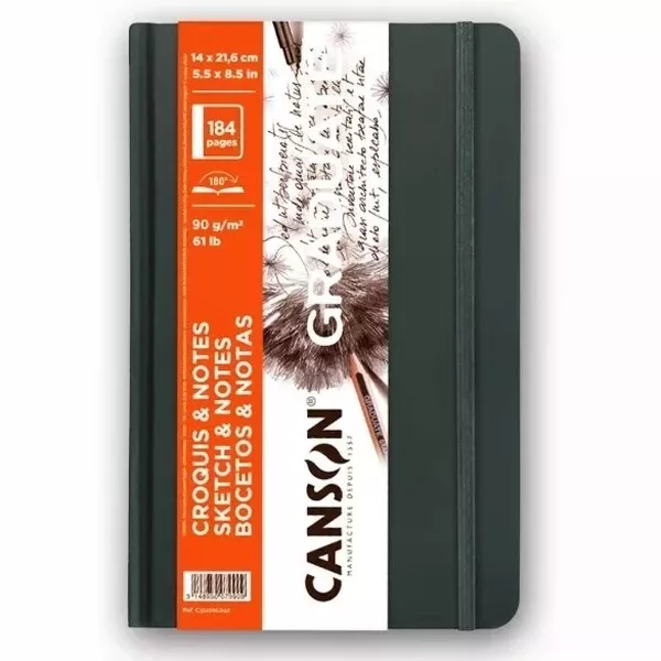 Graduate Book skicák 14x21,6cm 184 S 90g - varianty Canson