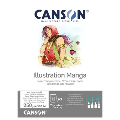 Illustration skicák lepený A3 12l S 250g