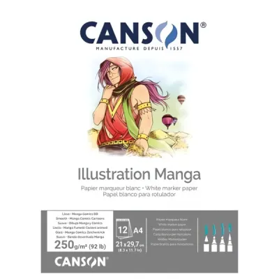 Illustration skicák lepený A4 12l S 250g