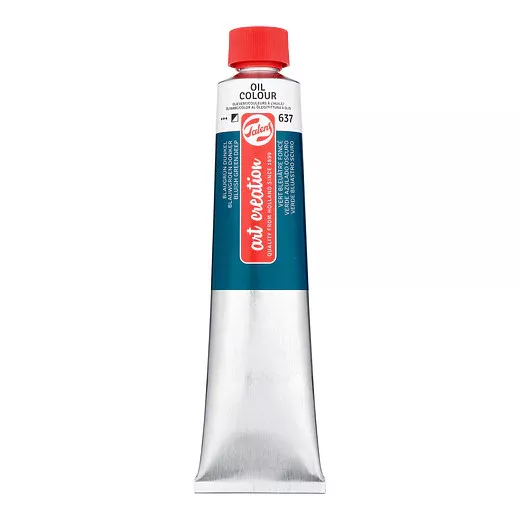 Olejová barva Art Creations (Talens) 200ml - jednotlivě - Olej Art Creation 200ml Deep Bluish Green 637
