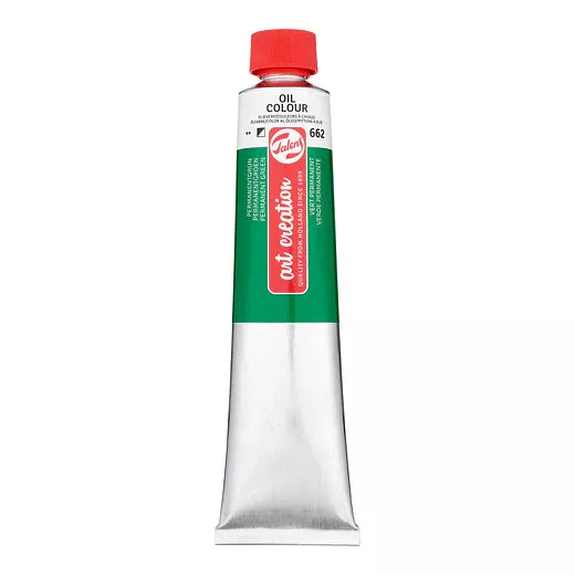 Olejová barva Art Creations (Talens) 200ml - jednotlivě - Olej Art Creation 200ml Perm. Green 662