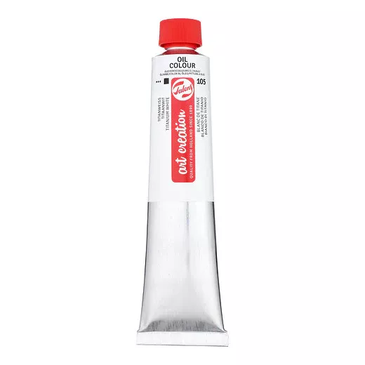 Olejová barva Art Creations (Talens) 200ml - jednotlivě - Olej Art Creation 200ml Titanium White 105