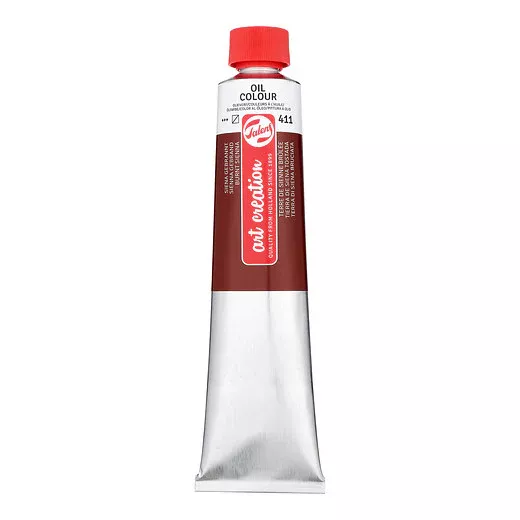 Olejová barva Art Creations (Talens) 200ml - jednotlivě - Olej Art Creation 200ml Burnt Sienna 411