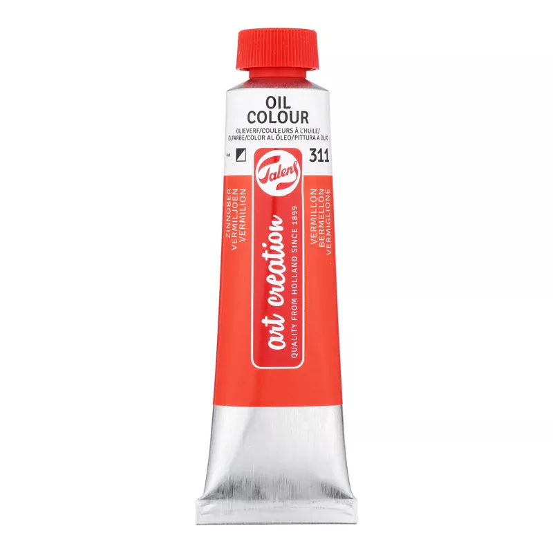 Olejová barva Art Creations (Talens) 40ml - jednotlivě - Olej Art Creation 40ml Vermilion 311