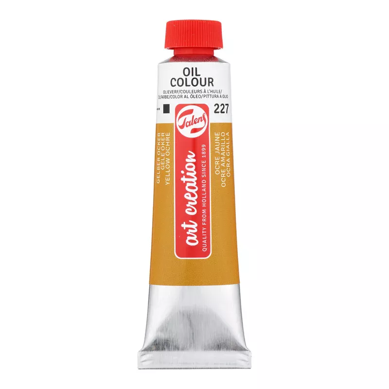 Olejová barva Art Creations (Talens) 40ml - jednotlivě - Olej Art Creation 40ml Yellow Ochre 227