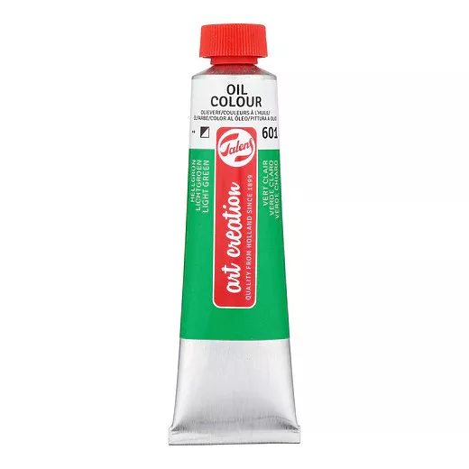 Olejová barva Art Creations (Talens) 40ml - jednotlivě - Olej Art Creation 40ml Light Green 601