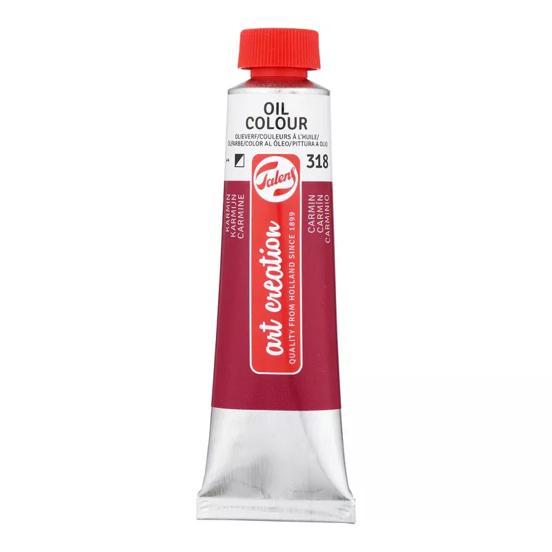 Olejová barva Art Creations (Talens) 40ml - jednotlivě - Olej Art Creation 40ml Carmine 318