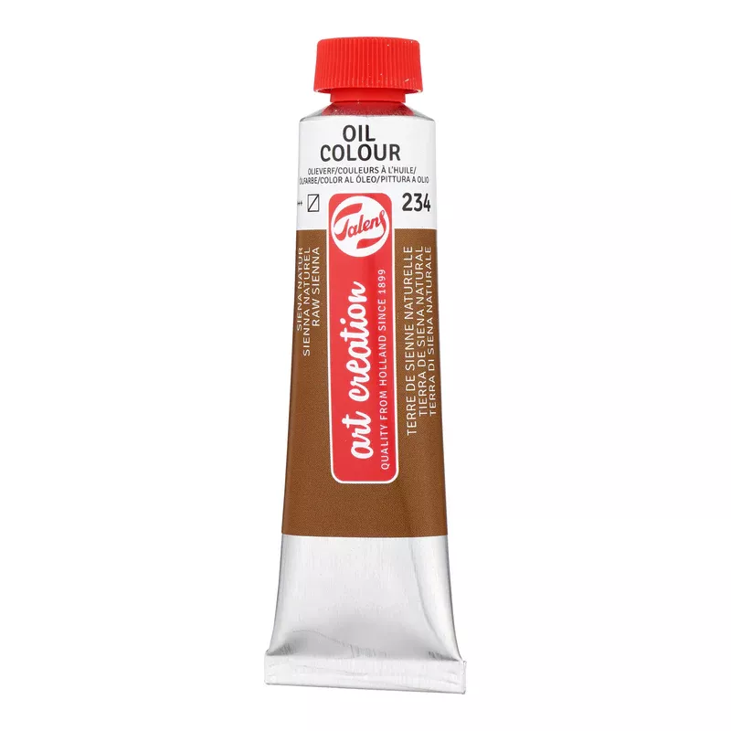 Olejová barva Art Creations (Talens) 40ml - jednotlivě - Olej Art Creation 40ml Raw Sienna 234