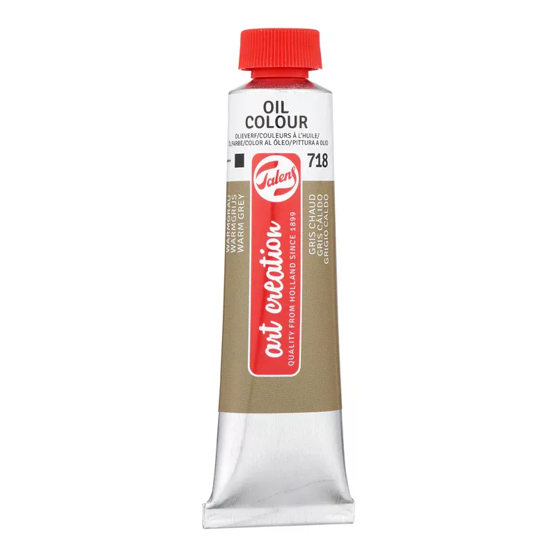 Olejová barva Art Creations (Talens) 40ml - jednotlivě - Olej Art Creation 40ml Warm Grey 718