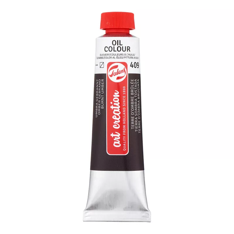 Olejová barva Art Creations (Talens) 40ml - jednotlivě - Olej Art Creation 40ml Burnt Umber 409