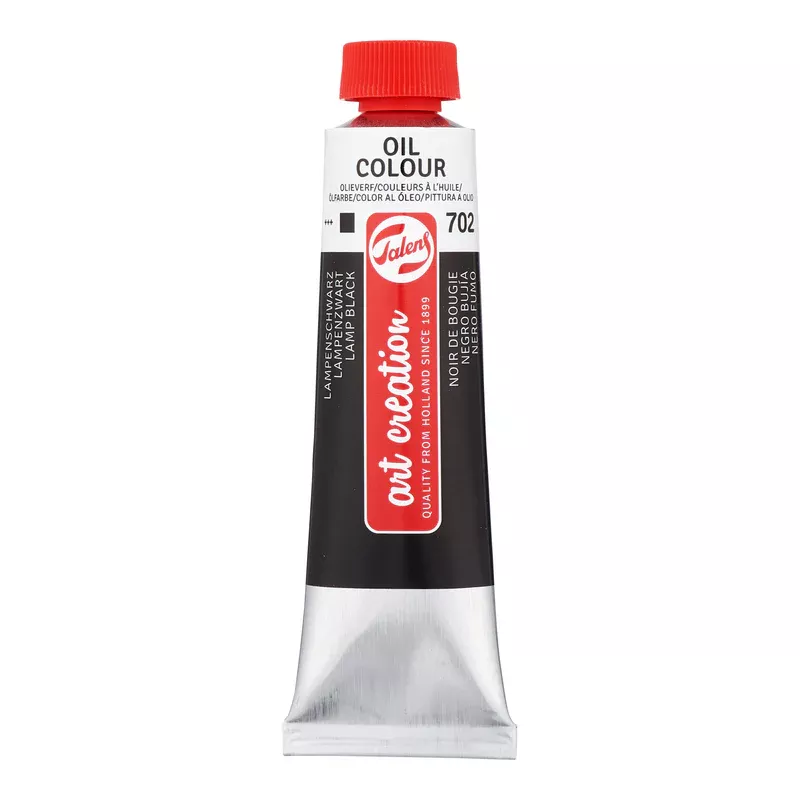 Olejová barva Art Creations (Talens) 40ml - jednotlivě - Olej Art Creation 40ml Lamp Black 702