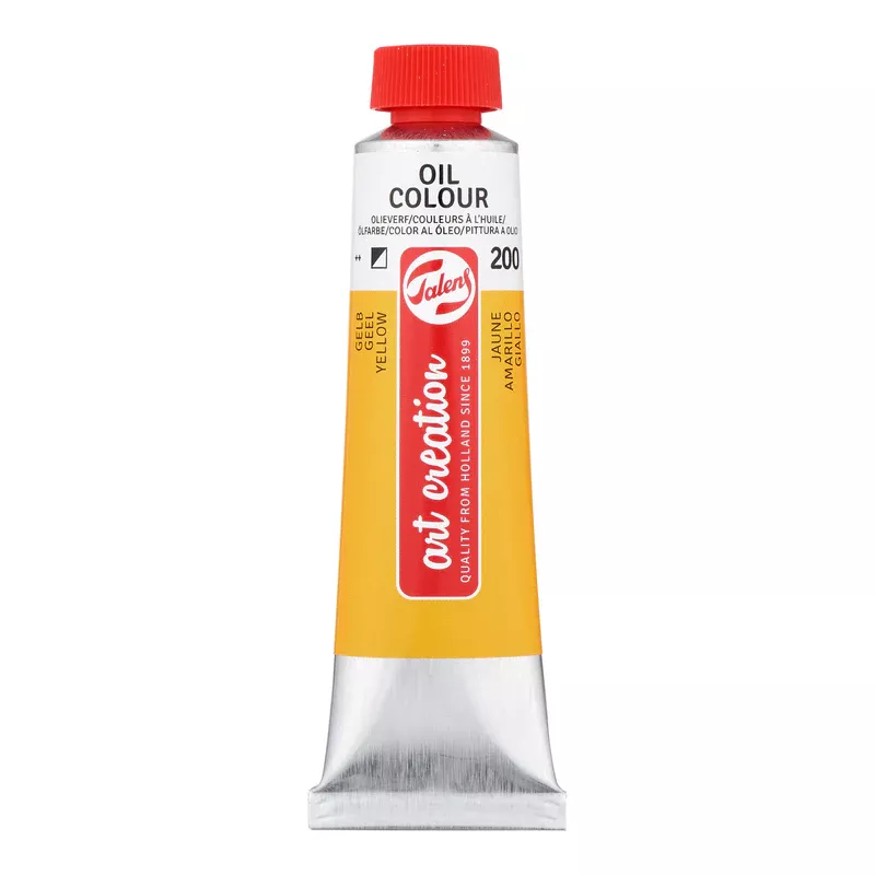 Olejová barva Art Creations (Talens) 40ml - jednotlivě - Olej Art Creation 40ml Yellow 200
