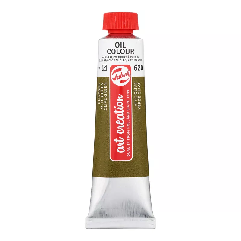 Olejová barva Art Creations (Talens) 40ml - jednotlivě - Olej Art Creation 40ml Olive Green 620