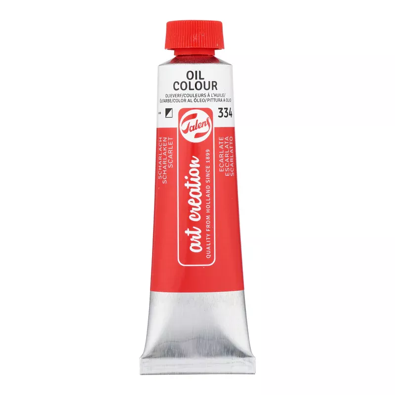 Olejová barva Art Creations (Talens) 40ml - jednotlivě - Olej Art Creation 40ml Scarlet 334