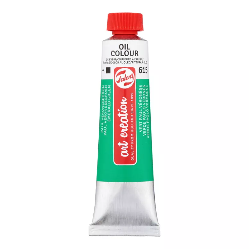 Olejová barva Art Creations (Talens) 40ml - jednotlivě - Olej Art Creation 40ml Emerald Green 615