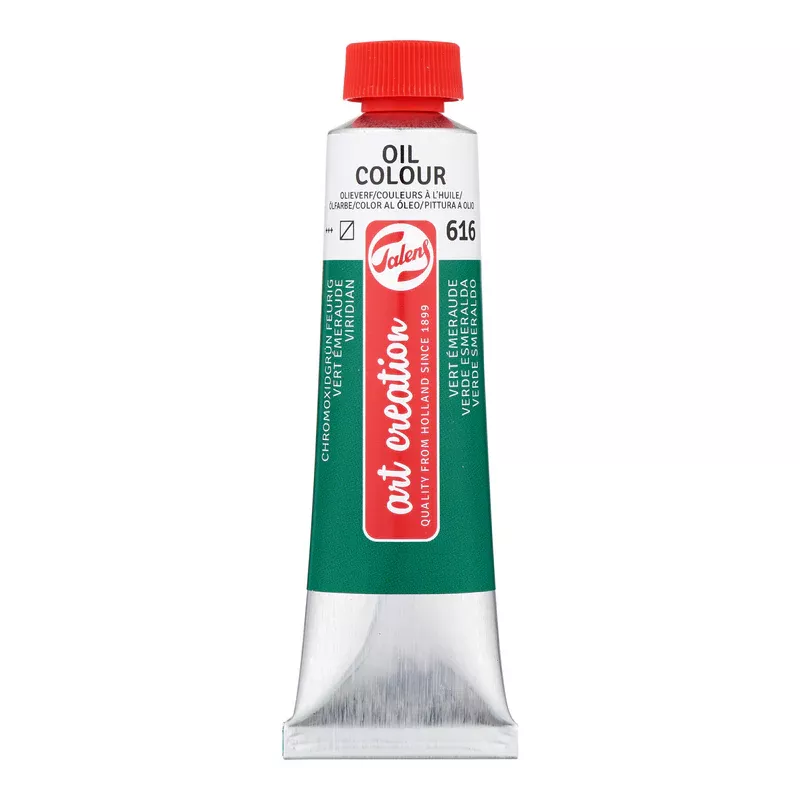 Olejová barva Art Creations (Talens) 40ml - jednotlivě - Olej Art Creation 40ml Viridian 616