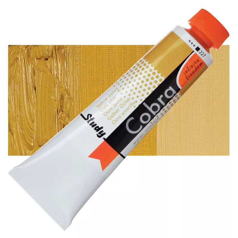 Olejová barva Cobra Study H2Oil 40ml - varianty - 227 Yellow Ochre