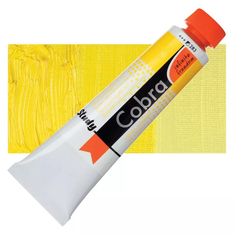 Olejová barva Cobra Study H2Oil 40ml - varianty - 283 Perm.Yelow light