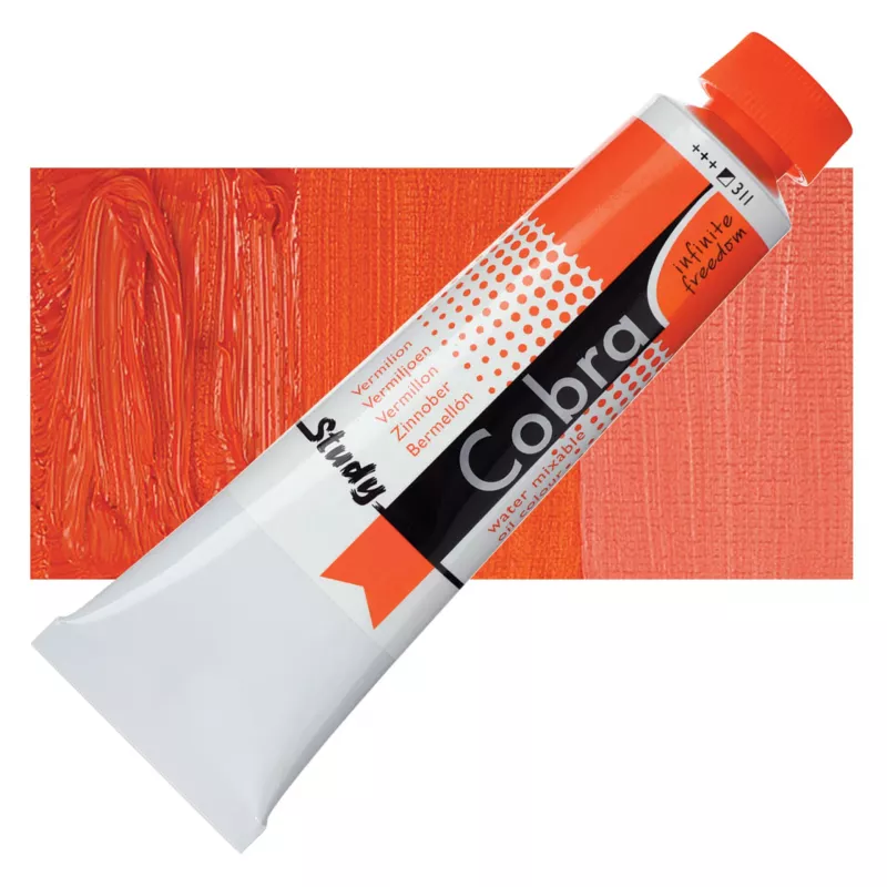 Olejová barva Cobra Study H2Oil 40ml - varianty - 311 Vermilion